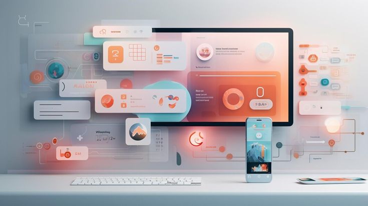 Representation user experience interface design display smart phone screen tablet Technology